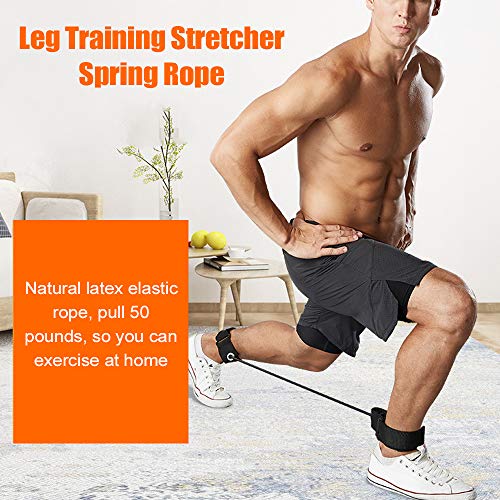 por exemplo, corda de treinamento, Andoer Cinto de resistência de treinamento de passo de mola de fo