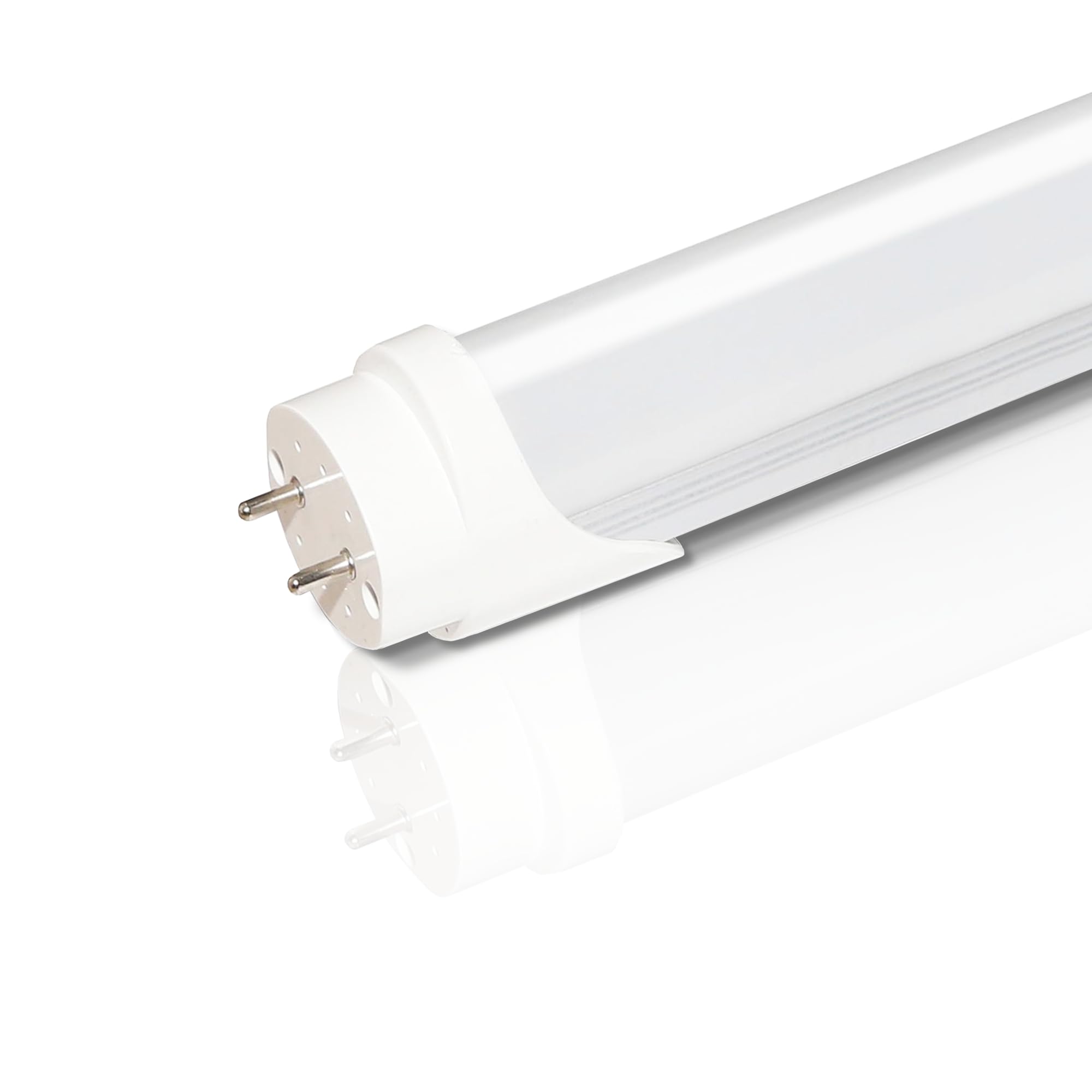 LOWENERGIE 2ft 600 mm LED Tube Light – 12 W T8 or T12 Retrofit Replacement for Fluorescent Tubes – 4000 K Day Light White Frosted Finish – Energy Saving Lighting [Energy Class E] (4, 6000K Frosted)