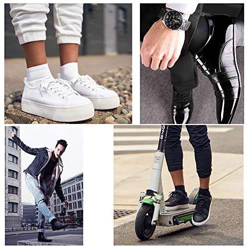 Mens Dress Ankle Socks Classic Business Casual Solid Premium Socks (3 Pairs)(Size : 9-11)3