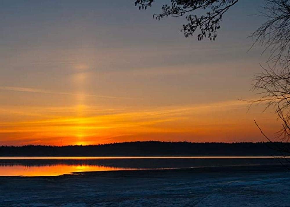 Gtllmm Jigsaw Puzzle Sunrise Karina Finland Adults Kids Wooden Jigsaw Puzzles 3D Classic Brain Puzzle Games Puzzles DIY Collectibles Modern Home Decoration-300 Piece