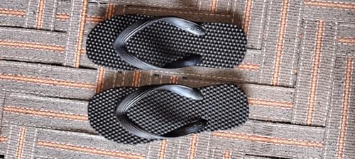 Image of Men's Stylish Rubber & EVA Slippers for Men and Boys | Lightweight Comfortable Flip Flops | Anti-Slip Casual Daily Wear Indoor Outdoor Slippers