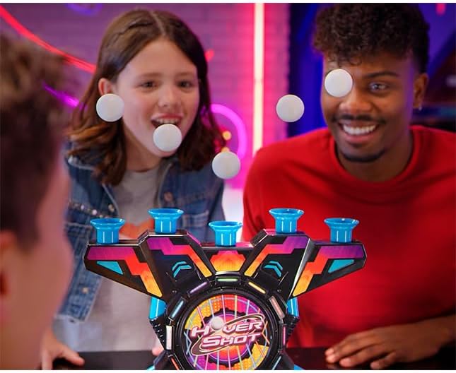 Fat Brain Toys Electronic Arcade Hover Shot Hyper Neon Active Play for Ages 6 to 11