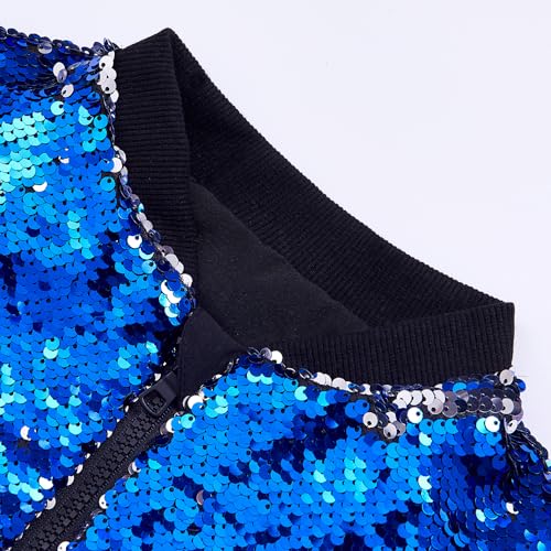 Cilucu Kids Jackets Girls Boys Flip Sequin Zipper Coat Jacket for Toddler Girls Birthday Outerwear Clothes3