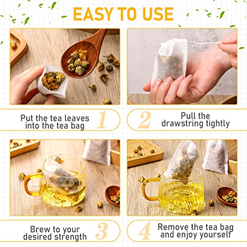 Remerry Disposable Tea Bags for Loose Leaf Tea