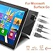 Produktbild Rocketek Surface Go Dockingstation USB C Hub HDMI Adapter 5 in 1 Typ C Hub mit 1000M RJ45 Ethernet, 4K USB C auf HDMI, 2 USB 3.0 Anschlüsse, Audio/Mikrofon Ausgang (Headset) für Microsoft Surface Go