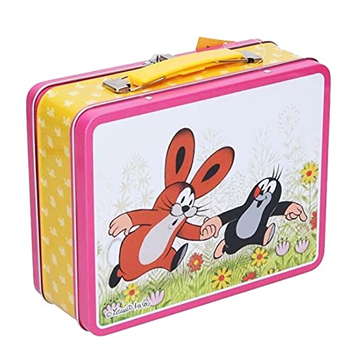 Blechkoffer Maulwurf rosa 20x16x7 cm