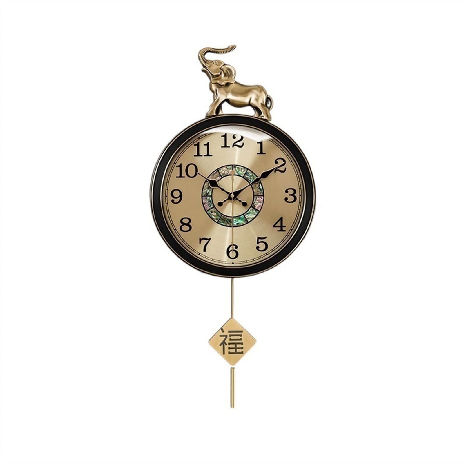 Horloge murale silencieuse TUSUOD pour une chambre à coucher zen et sans tic-tac