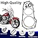 BIGLKNM 2006-2016 Softail & Dyna Primary Cover Gasket and Seal Kit Compatible with 2007-2016 Harley Davidson Dyna Low Rider Street Bob Wide Glide Super Glide Fat Boy FLSTF Heritage Softail Night Train