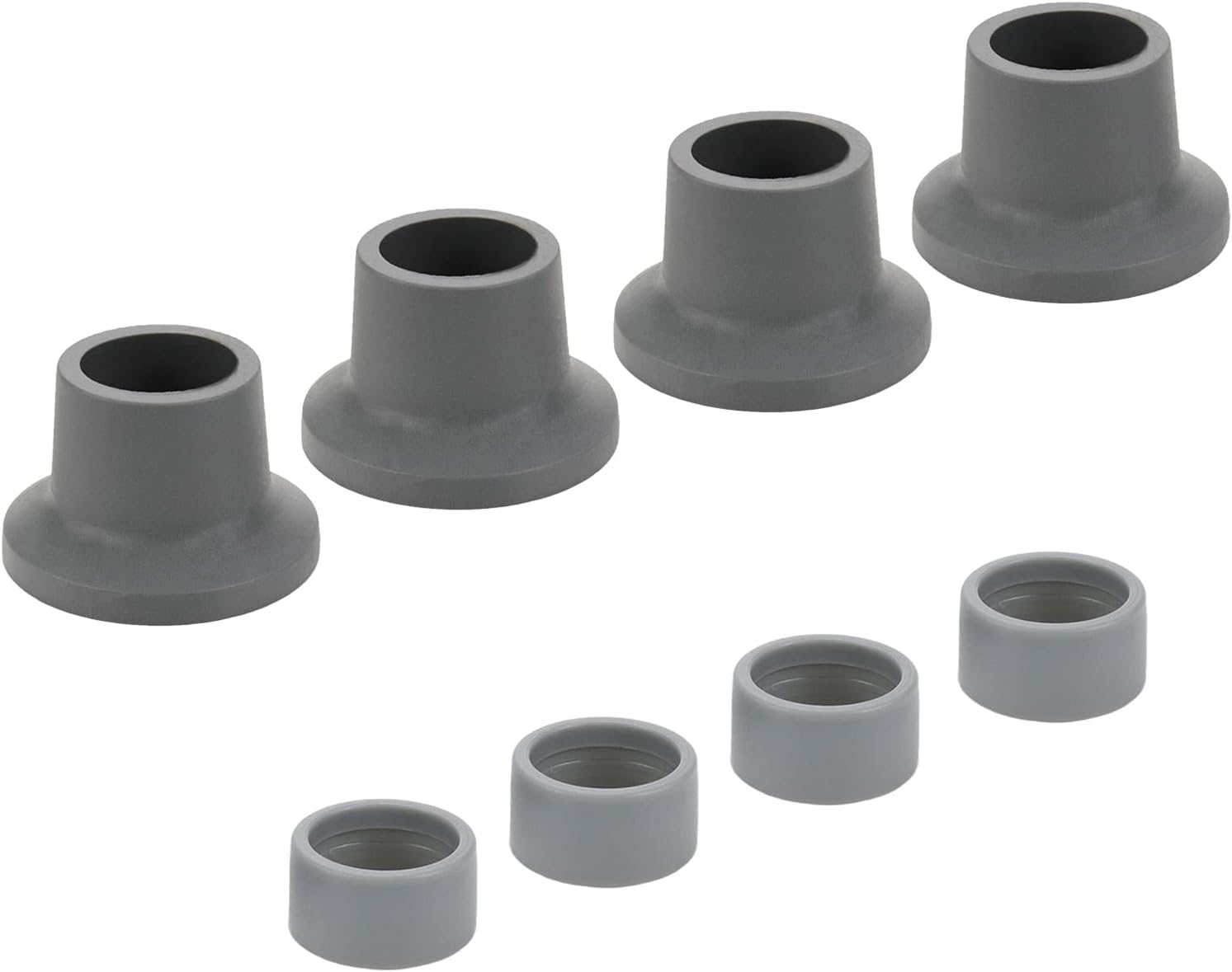 Wealrit 4 Pcs Walker Tips 1 Inch Walker Foot Covers