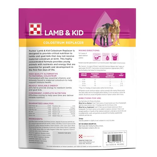 Purina® Lamb & Kid Colostrum Replacer | 10 Ounce (10 OZ) Pouch - Thumbnail 2