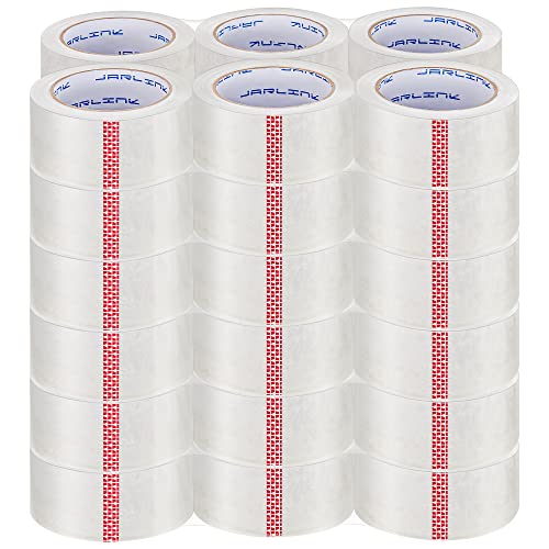 JARLINK Clear Packing Tape (36 Rolls), Heavy Duty Packaging Tape for Shipping Packaging Moving Sealing, Stronger & Thicker 2.8mil, 1.88 inches Wide, 60 Yards Per Roll, 2160 Total Yards