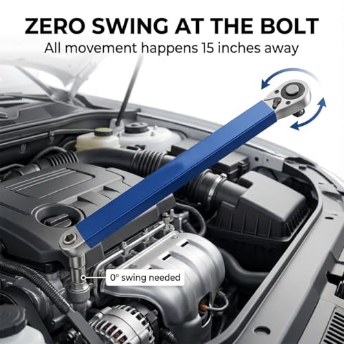 Clé d'extension offset PRO pour atteindre les boulons inaccessibles du compartiment moteur - 5