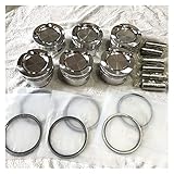 pistones forjados iapel para fiat 600 Pistones forjados 84mm para BMW N54B30 con alfileres y anillos de mejor calidad