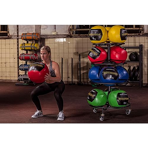 Tunturi Functional Fitness Balle Murale Wall Ball Crossfit 6kg Rouge Red 1 – Image 5