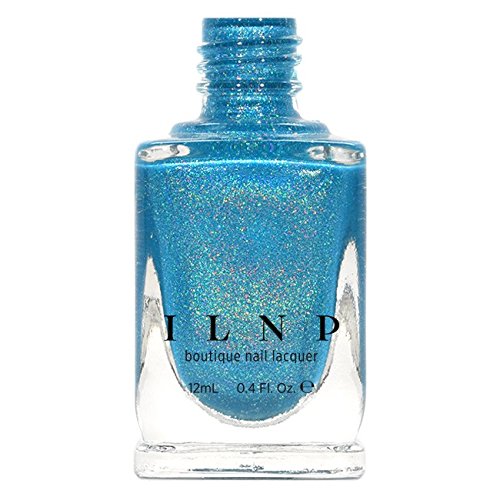 ILNP Float On - Vivid Aquamarine Blue Holographic Nail Polish
