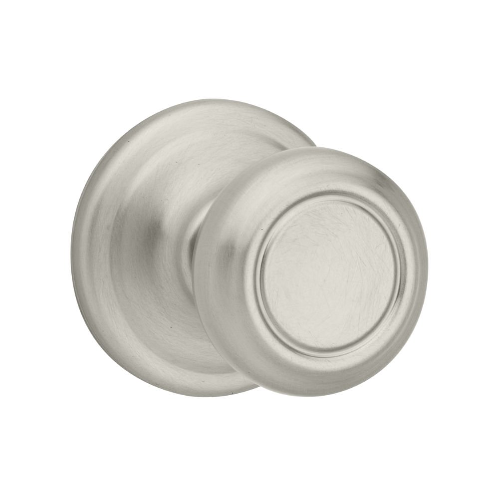 Photo 1 of *NON-REFUNDABLE HOME BUNDLE* Kwikset 720CN 15 CP Cameron Hall/Closet Knob, Satin Nickel & Richelieu 16-in Drawer Slide | T35072G16