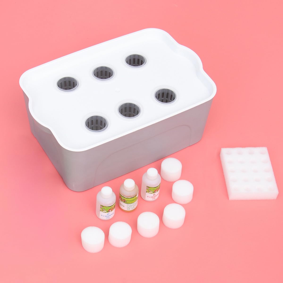Uonlytech Caja de Cultivo Hidropónico Automática de PP para Balcón Interior