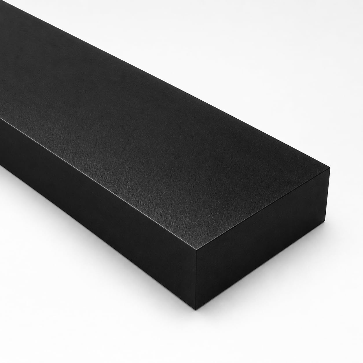 PE-HD 1000 Platte schwarz, 4 mm, Zuschnitt 500 × 1000 mm