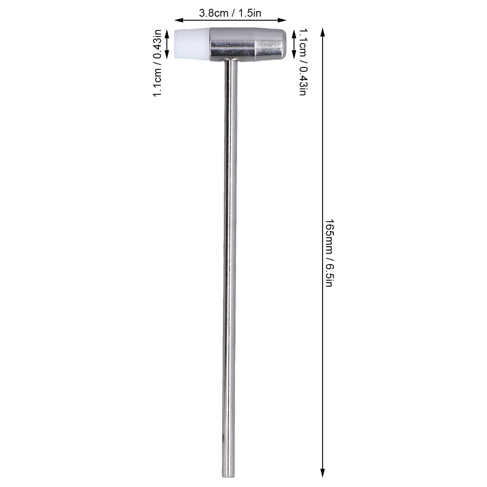 5 Stück Doppelkopfhammer 6,5 Zoll Mini Kleiner 2-seitiger Schmuckhammer für Uhren, Schmuck, Leder, Kunsthandwerk
