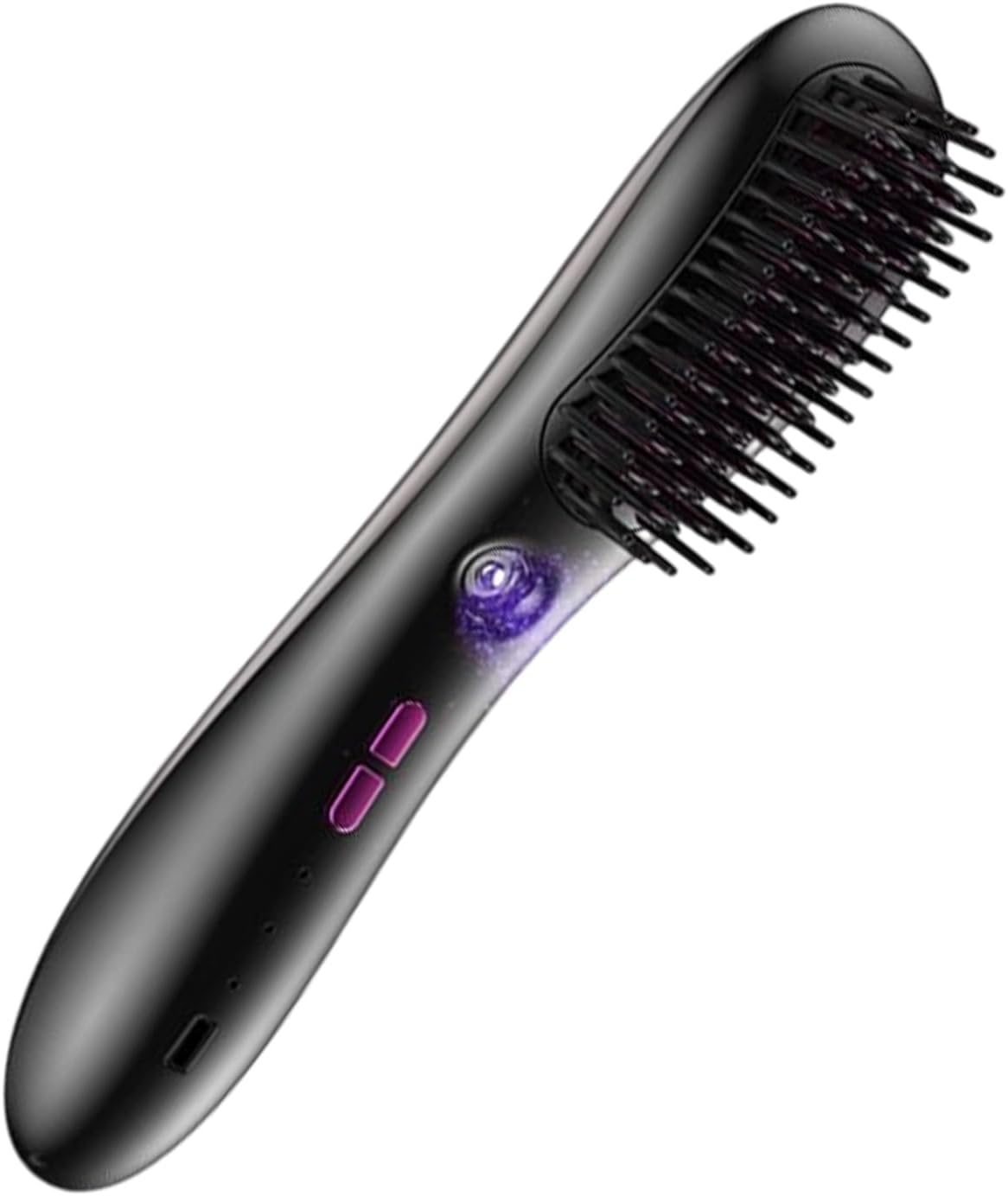 Bürsten-Glätter Für Frauen, 3 Temperaturstufen Anti-Verbrennung Styling-Werkzeug, Glättungskamm Mit Negativen Ionen, Für Zuhause Reise Und Morgendliche Hektik