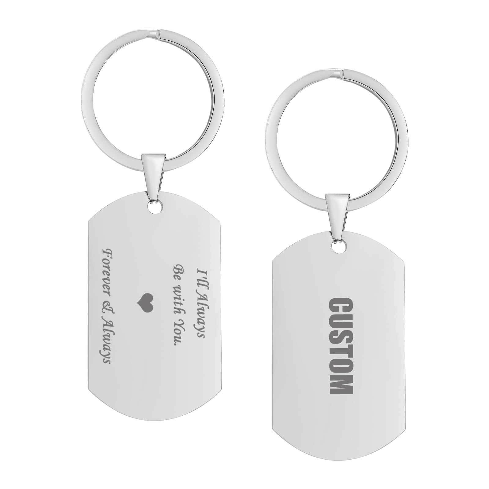 Custom Keychain Gifts for Men - Personalized Key Chain Keychains for Husband Dad Son,Valentines Birthday Christmas Gifts