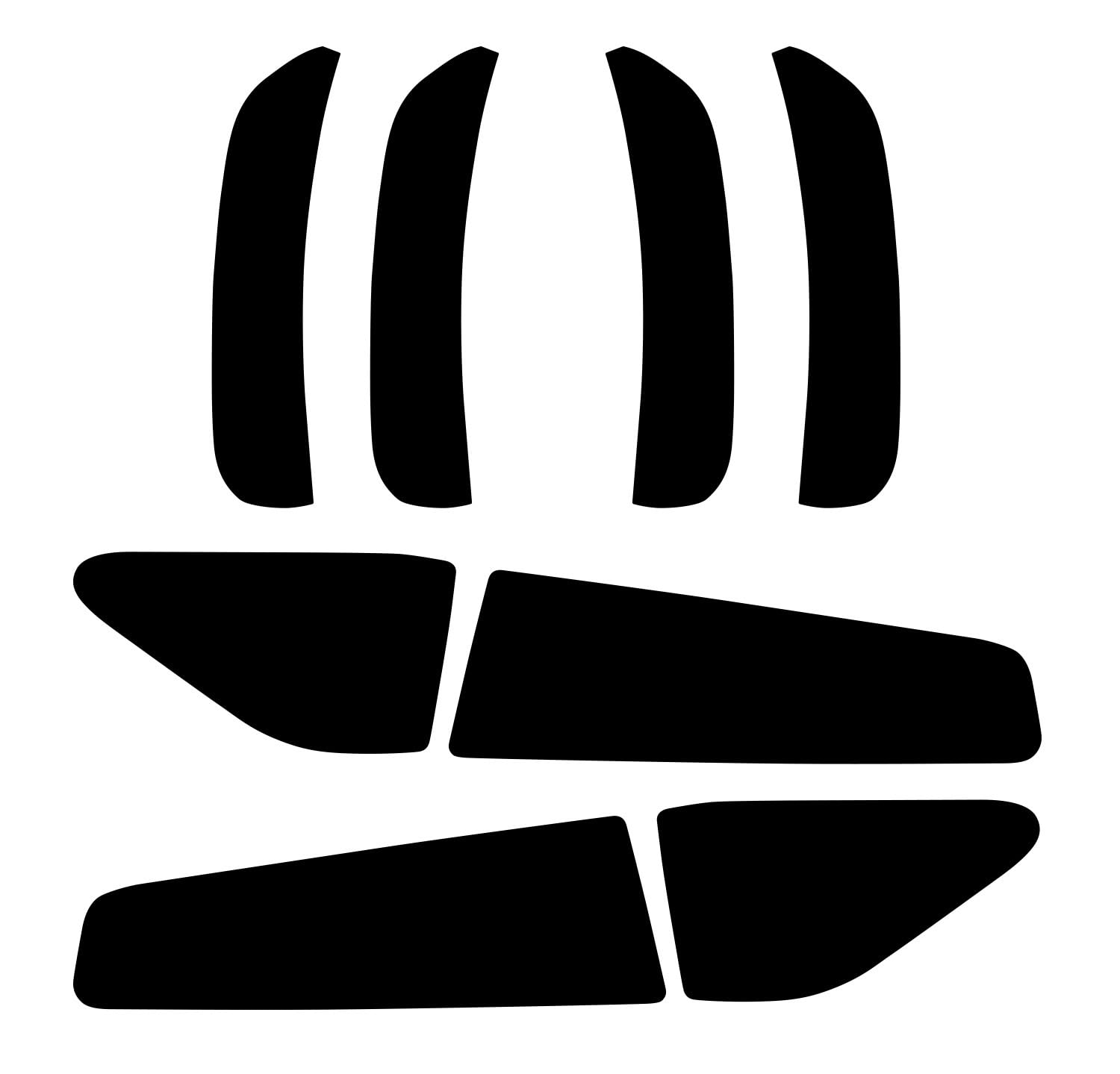 Smoked Light Stickers Side Marker Vinyl Tint Film Sidemarkers Tail Light Tint Decal Taillight Wrap Cover Compatible with Dodge Charger 2015-2023 Exterior Accessories