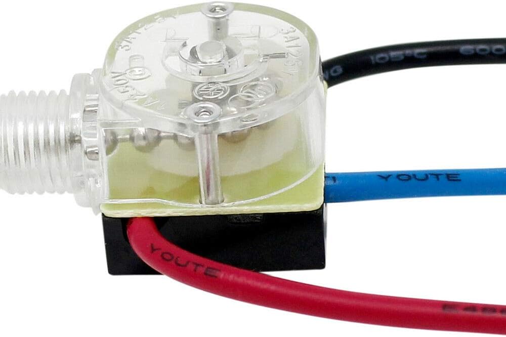 Ceiling Fan Pull Chain Switch Nickel 3 Speed Off-On(A)-On(B)-On(A&B) with 6" Leads MPI-70025