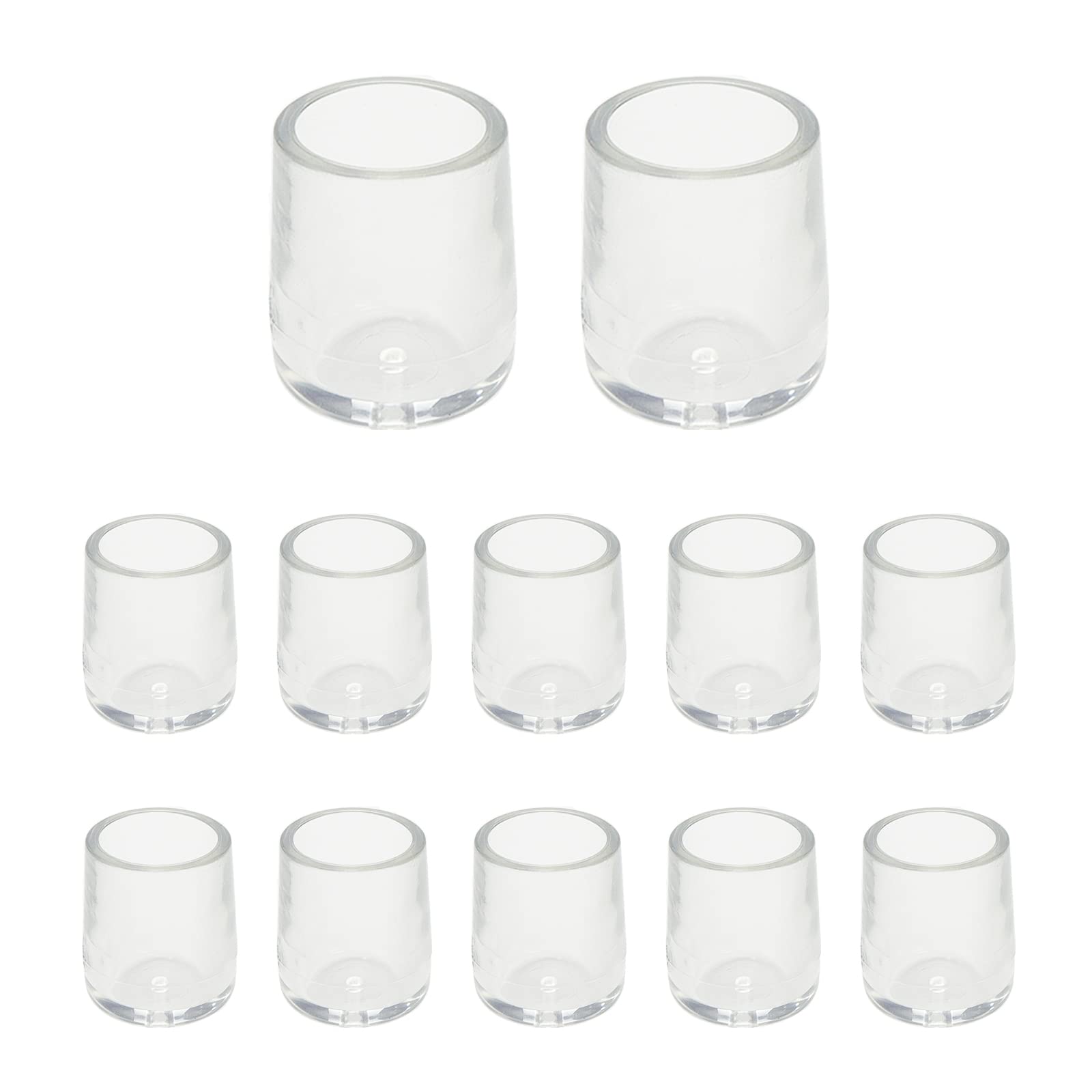 Tapas de silicona para patas de silla de 0.59" Semetall que evitan el ruido y arañazos en casa
