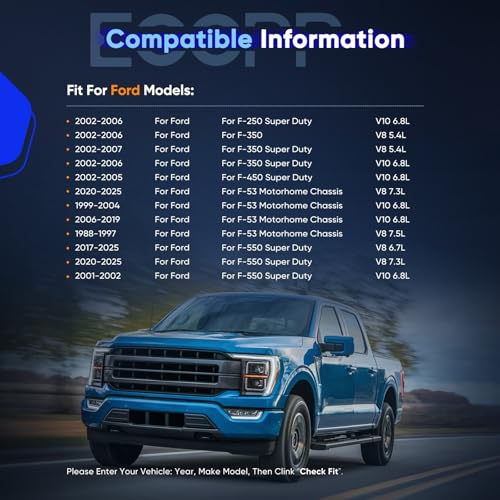 Image of ECCPP AC Compressor 2002-2007 for Ford for F-150 for F-250 for F-350 for F-450 for F-550 Super Duty AC Compressor with Clutch