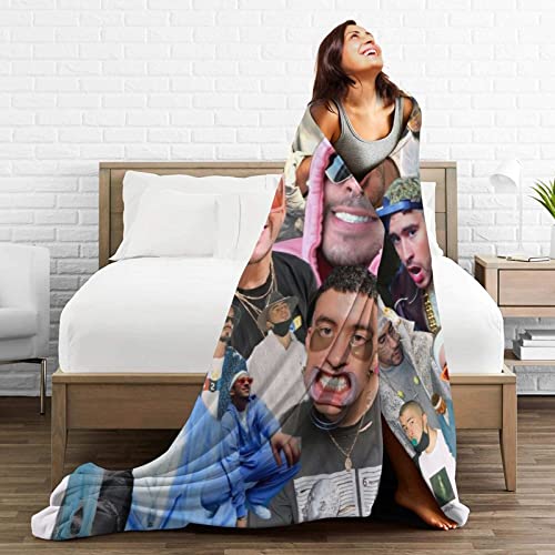 Singer Rapper Ultra Soft Throw Blankets Flannel Fleece All Season Blanket Light Weight Living Room/Bedroom/Sofa Warm Blanket 50"X40" #TOP5