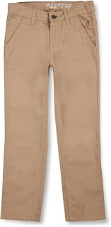 Gini & Jony Boys Khaki Cotton Solid Trouser Price In India