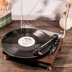 HYMONA Tourne Disque Vinyle,Tourne-Disque Vinyle Vintage Haut-Parleurs Intégrés,Lecteur Vinyle 3 Vitesses 33, 45, 78 TR… - Les Beatles, Paul McCartney, John Lennon, RIngo Starr, George Harrison HYMONA Tourne Disque Vinyle,Tourne-Disque Vinyle Vintage Haut-Parleurs Intégrés,Lecteur Vinyle 3 Vitesses 33, 45, 78 TR… – Image 4