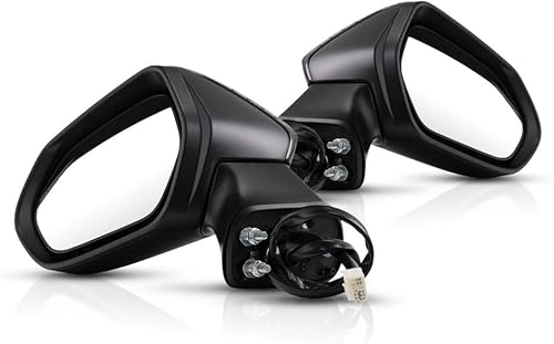 Miniatura 6 de Para Toyota Corolla 2019-2024 Espejo de puerta del conductor y del pasajero, par de sedánHatchback con luz de señal de giro con detección de punto