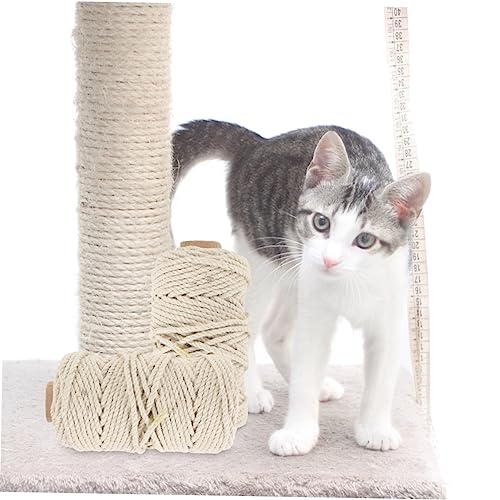 WOONEKY 1 Rolo Gato Escalando Corda Gato Arranhando Corda Substituição De Arranhador De Gato Fio De