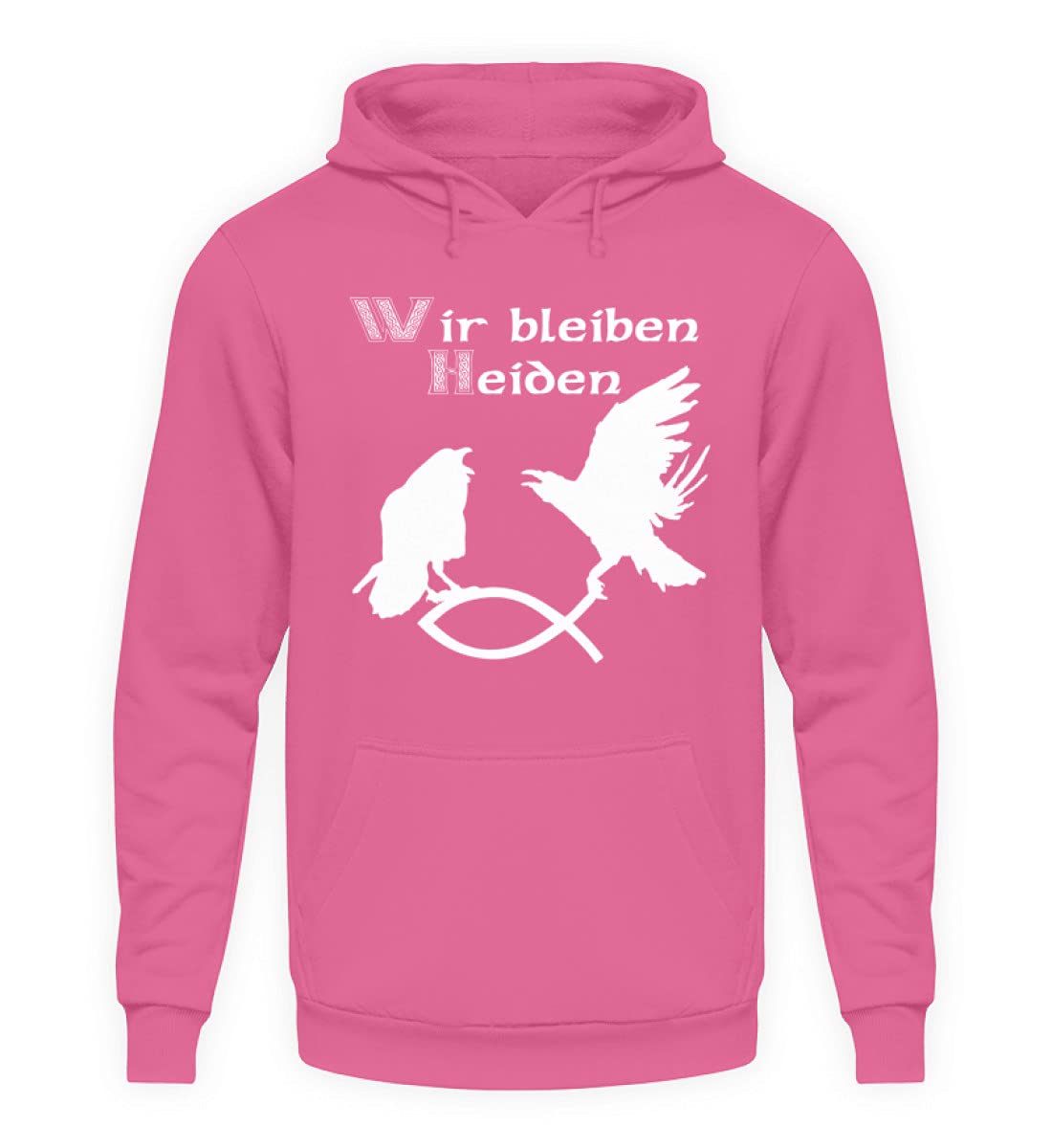 Sweat à capuche unisexe Rose XL Hugin & Munin décontracté - 3