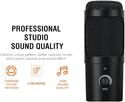 BM800 Recording Condenser Microphone Computer Professional USB Microphone with Headset Live Broadcast