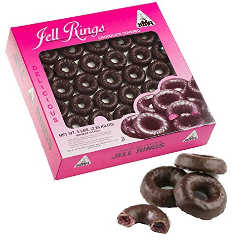 Joyva Original Chocolate Covered Raspberry Jelly Rings