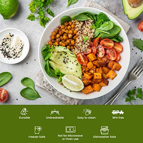 Melamine Pasta Bowls / Shallow Salad Bowls / Plastic Dinner Deep Plates (9 Inches,30 Oz,Set Of 4,White) – Dishwasher Safe, Unbreakable, Reusable & Bpa Free - Kids, Toddlers, Children, Adults & Elderly #TOP3