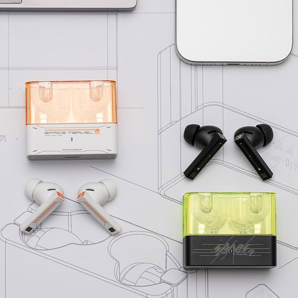 水月雨 moondrop space travel・竹2 Moondrop Space Travel 2 Bluetooth 6.0 True Wireless Earbuds