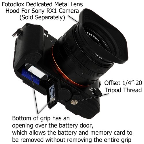 Fotodiox SnyRX1 - Uchwyt Pro-Grip do Sony DSC-RX1/RX1/RX1R/DSC - RX1R - czarny