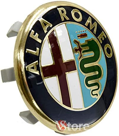 LGFDC 4 Pezzi Auto Emblema Coprimozzo Ruota Centrale Coprimozzo - Foto 4