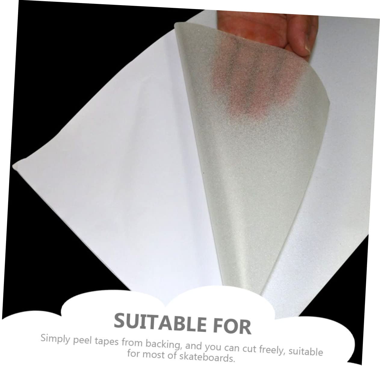 Sosoport 3pcs Professional Skateboard Tape Wear-Resistant Skateboard Decor Self-Adhesive