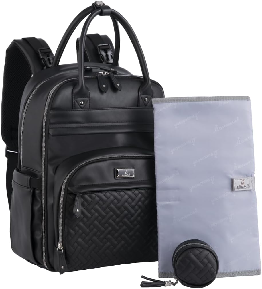 Diaper Bag Backpack, BabbleRoo Baby Nappy Changing Bags Multifunction Waterproof Travel Back Pack