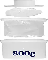 Forma Completa Redonda 800g Para Produção Queijo Minas Padrão Parmesão + Prensador Dessorador Tela