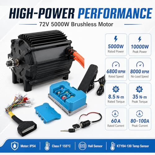 72V 5000W Fardriver Brushless Motor Kit