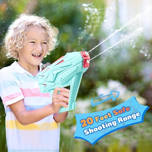 Image of Storio Water Blaster Gun Blaster Squirt Gun - Double Nozzle Water Pistol for Kids Adult 600cc for Outdoor Pool Beach Yard Summer Swimming Water Fighting - Pool Toys Boys Girls Children Kids 3 4 7 8