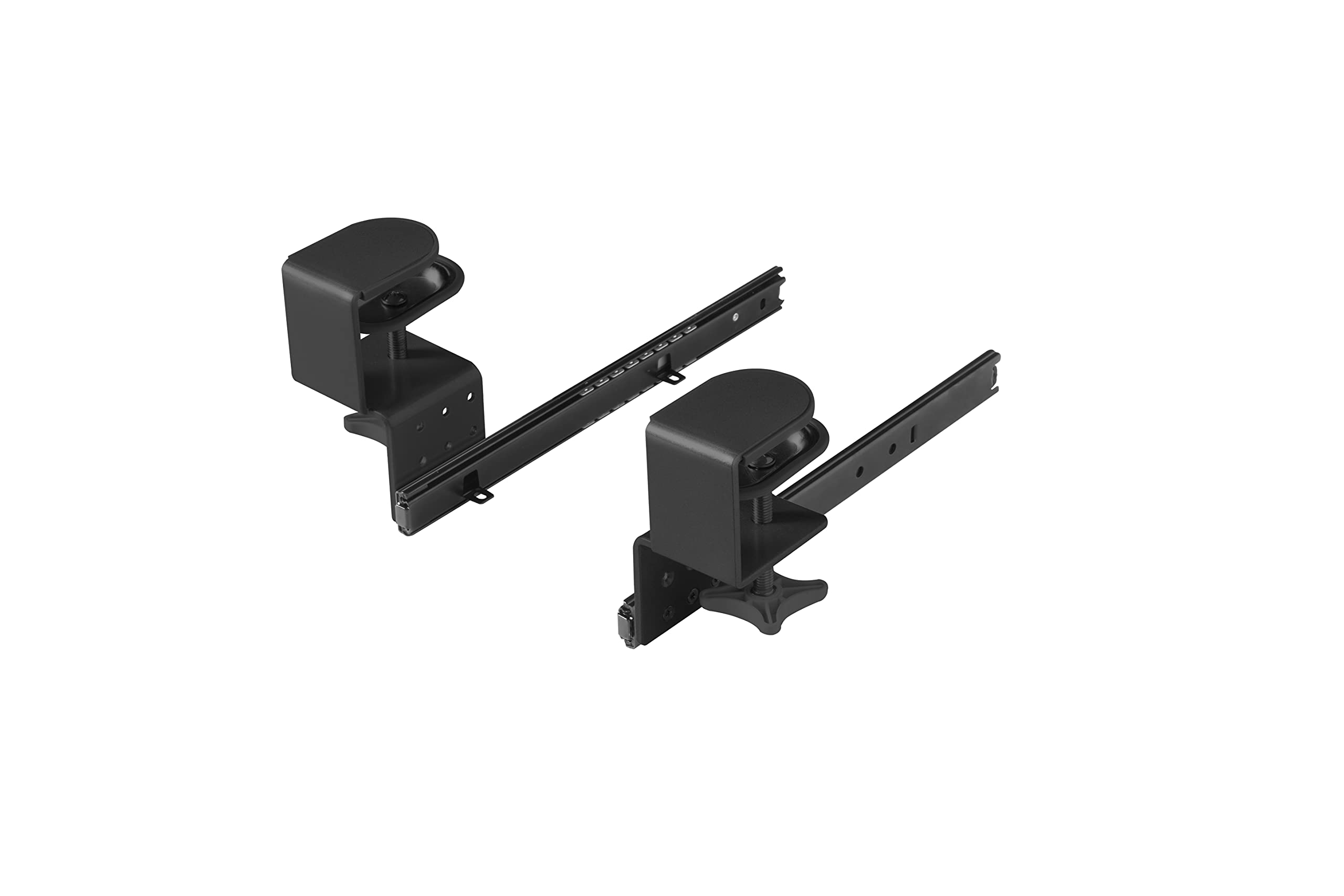 FIX&EASY Toetsenbordlade Geleiders 500mm - Met Slot - 27mm - Zwart - Voor Bureau En PC Tafel