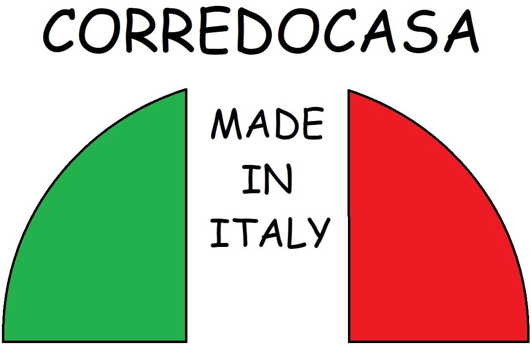 Corredocasa – Coprisedie Set da 4 Cuscini Arredo per Sedia Rotondi con Lacci Diametro 35 cm, Tinta Unita, Morbidi Eleganti Coprisedie per Interni, Made in Italy (Bianco)