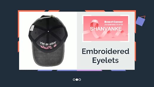 Dstressed Fght Cancer Embrodered Hat - Etsy - View #8