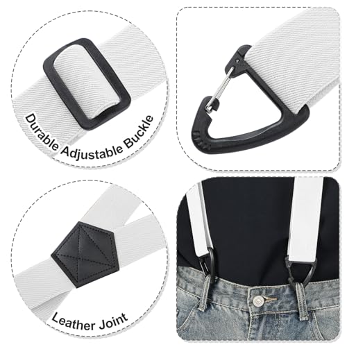 Image of Sintege X Back Hidden Suspender 1.5 Inches Under Clothing Heavy Duty Work Suspenders for Men Women